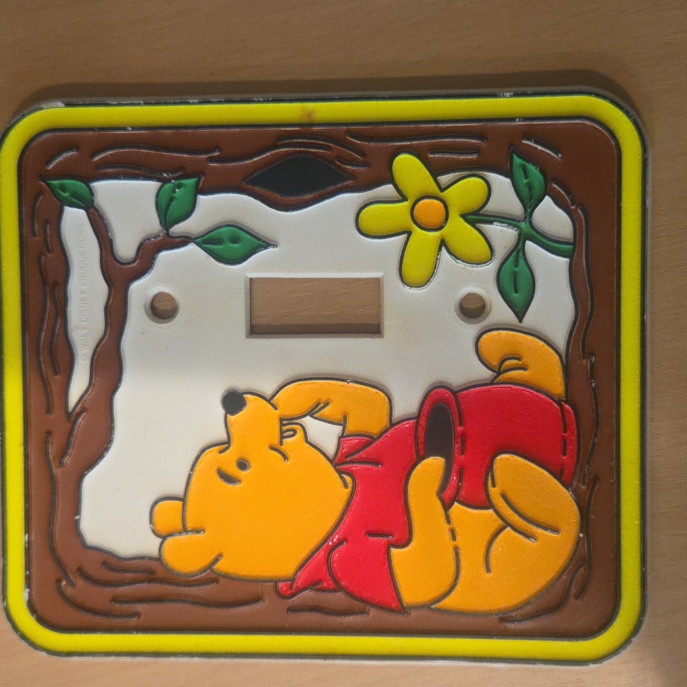 Winnie The Pooh Vintage Light Switch Cover